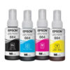 Combo Tinta Epson T664120 Originales Negro Y Colores