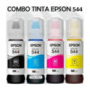 Combo Pack 4 Botellas de Tinta Epson 544