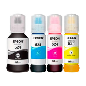Juego de Tinta Epson T524 Negro y Colores Original