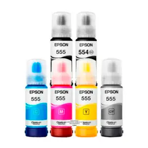Tinta Epson T555 T554 kit de 6 Colores L8160